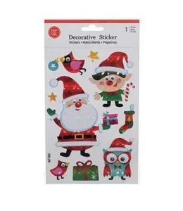 Наклейка для вікон Jumi 25x14см (5900410410558SANTA)