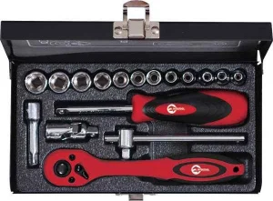 Набір інструментів професійний Intertool 1/4" 17шт (ET-6017)