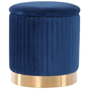 Пуф AMF Little Monte Blue/Golden Chrom (547490)