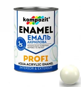 Эмаль акриловая Kompozit PROFI бежевая глянцевая 10л