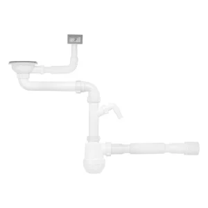Сифон для кухонной мойки Kroner KRP KS02S-1 3 1/2“х40/50мм (CV032076)