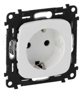 Розетка Legrand Valena ALLURE 2К+З 16А 250В білий (753725)