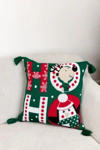Подушка в'язана Прованс Ho-Ho-Ho 45х45см (037488)