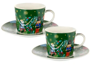 Чайний набір Lefard Green Christmas 4 предмети 250мл (922-098)
