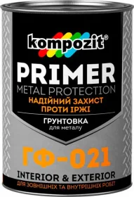 Грунтовка Kompozit ГФ-021 черная 2,8кг