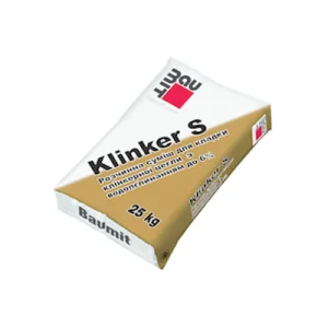 Суміш для кладки клінкерної цегли Baumit Klinker S коричневий 25кг