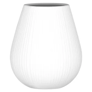 Фото ваза ardesto olbia 12,5x14см белая (ar3807w)