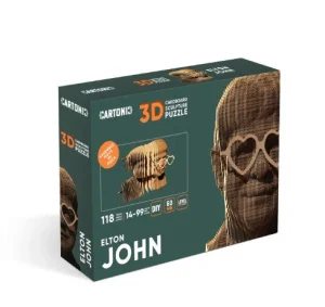 Фото картонный конструктор cartonic 3d puzzle elton j (cartmelj)