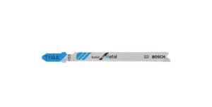 Пильне полотно для лобзикової пилки Bosch T 118 А Basic for Metal HSS 5шт (2608631013)