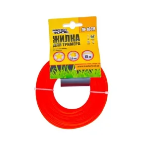 Жилка для тріммера MasterTool зірка 3,00ммх15м (19-1030)