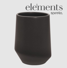 Фото стакан spirella essos керамика коричневый (10.19525)