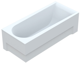 Ванна акриловая Vayer 150x70см с ножками (150.070.045.1-1.0.0.0.1)