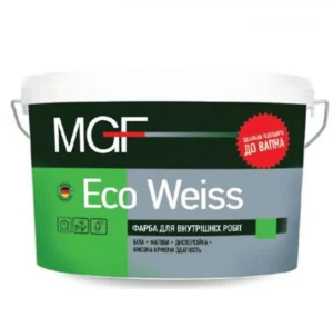Фарба інтер'єрна акрилова MGF M1 Eco weiss матовий 7кг
