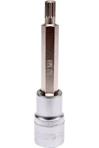 Головка торцева з бітою YATO SPLINE 1/2" M8 100мм (YT-04352)