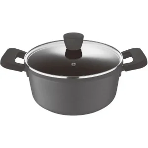 Фото кастрюля с крышкой bergner retro 20см, 2,5л (bg-30737-np)