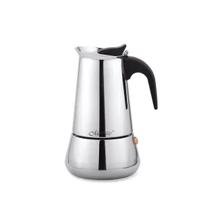 Кавоварка гейзерна Maestro Espresso Moka 100мл на 2 чашки (MR-1660-2)