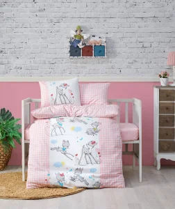 Комплект постільної білизни Cotton Box для новонароджених Bambi 100x150см (080077111)
