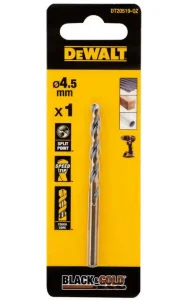 Свердло по металу DeWALT Bkack and Gold HSS-G 4,5x47x80мм (DT20519)