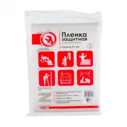 Пленка защитная Intertool 7мкм 4x5м (KT-0700)