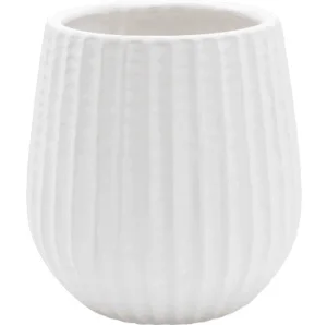 Ваза-кашпо MVM DH-FLOWERS-25 M біла 15х15х16,5см (DH-FLOWERS-25 M WHITE)