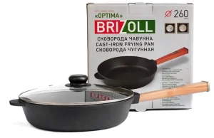 Пательня чавунна Brizoll Optima 26см (O2660-P-C)