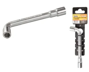 Ключ торцевий з отвором MASTERTOOL тип-L 9мм (73-4009)