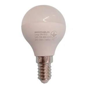 Лампа LED Grunhelm Long-Life R2,0 G45-7W-65K-E14 (149239)