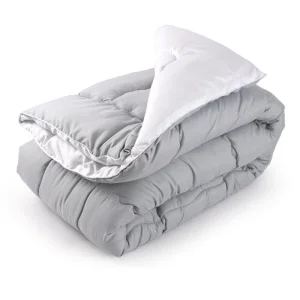 Ковдра зимова силіконова Руно 200х220см (322.52_Grey White)