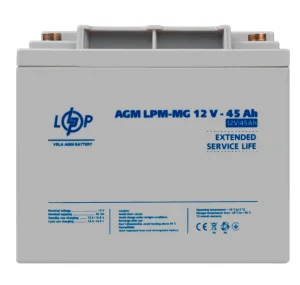 Акумулятор LogicPower мультигелевий LPM-MG 12V 45Ah (6559)