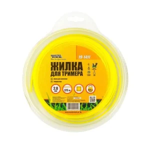 Леска для триммера MasterTool квадрат 2,00ммx125м (19-1411)