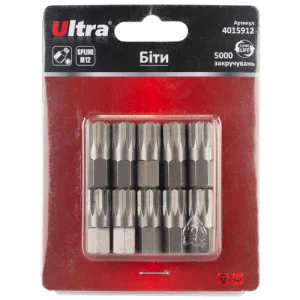 Набір біт Ultra Spline M12x10x30мм 10шт (4015912)