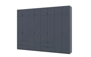 Шафа для одягу Doros Лукас Графіт 4та4 ДСП 320х50х240 (42005129)