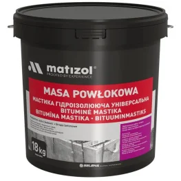 Мастика гидроизолирующая Matizol универсальная 18кг.