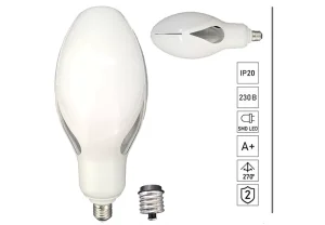 Лампа промислова SUNLED Олива 80Вт 6500К Е27 (HPBO-80-6500)