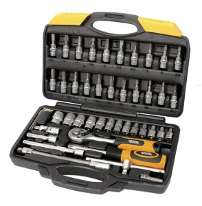 Набір головок торцевих MASTERTOOL PROFI 1/4" 4-14мм 46шт (78-2047-PF)