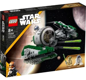 Фото конструктор lego star wars джедайский истребитель йоды 253 детали (75360)