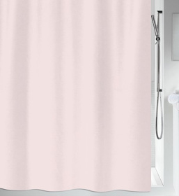 Фото шторка для ванной spirella primo polyester розовая 180x200см (10.20139)