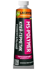 Клей-герметик MS-полимер Lacrysil универсальный прозрачный 50г
