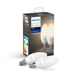 Фото лампа philips hue smart e14 white (929002039904)