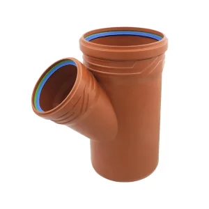 Трійник зовнішньої каналізації ASG Esterno 160x110мм кут 45 (6547887)