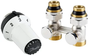 Комплект термостатичний Danfoss RAS-CK + RLV-KS 1/2 " M30x1,5 прямий (013G5275)