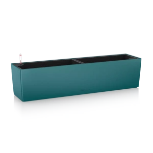 Фото вазон lechuza balconera color 80 бирюзовый 79х19х19см 12л (15708)