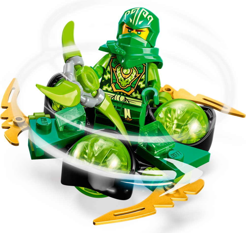 Конструктор Lego Ninjago Суперсила дракона Ллойда обертання спін-джитсу 56 деталей (71779)