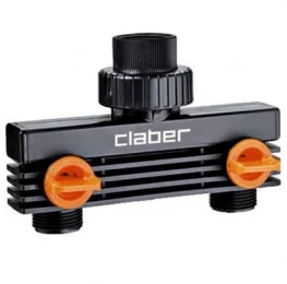 Распределитель Claber 3/4"В выход 2-х канальный 3/4" Н (85900000)