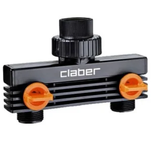 Распределитель Claber 3/4"В выход 2-х канальный 3/4" Н (85900000)