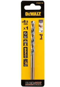 Cвердлo по металу DeWALT Bkack and Gold HSS-G 8,5x75x117мм (DT20527)
