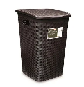 Кошик для білизни Stefanplast Elegance темно-коричневий 38x37x54,5см 50л (30052)