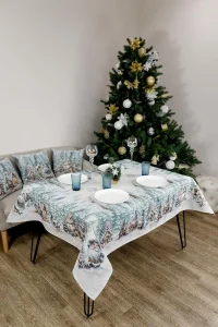 Скатертина гобеленова Прованс Казкові гноми 135x260см (038451)