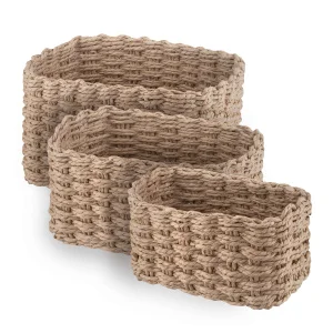 Набір кошиків плетених для зберігання Ardesto Prestigio 3,3/2,2/1,4л (ARHC2505BE)