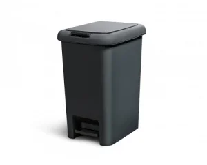 Фото мусорное ведро mvm bin-01 антрацит 45л (bin-01 45l anthracite)